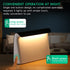 Portable Metal Desk Lamp, WINEES Eye-Caring Table Lamp, Minimalist Modern Touch Control Study Lamp, 3 Levels Brightness, 3W 4400mAh, Night light for Bedroom and Office Christmas Decorations