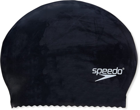 Speedo Unisex Swim Cap Latex Speedo Black One Size