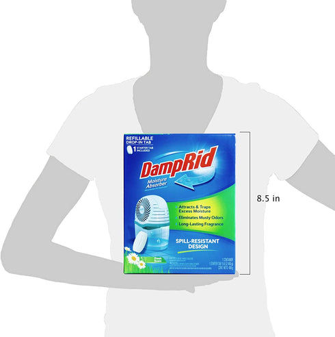 DampRid Fresh Scent Drop-In Tab Moisture Absorber Starter Kit