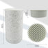 Universal Freedom Knife Storage Stand, Multi-Functional Knife Block Holder, PP Resin Round Knife Holder, Unique Design Slot to Protect Blades Detachable for Easy Cleaning (White Snowflake Dots)