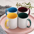 AceElite Coffee Mugs, Ceramic Coffee Mugs Set of 4, 12 oz Coffee Mugs, Colorful Coffee Cup With Handle, Pottery Coffee Mug Dishwasher Microwave Safe, Small Porcelain Mugs