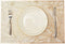 MLADEN Rectangle Placemats Set of 6, Leaf Functional Table Mat for Dining Kitchen Restaurant Table Decoration (Gold)