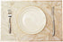 MLADEN Rectangle Placemats Set of 6, Leaf Functional Table Mat for Dining Kitchen Restaurant Table Decoration (Gold)