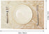 MLADEN Rectangle Placemats Set of 6, Leaf Functional Table Mat for Dining Kitchen Restaurant Table Decoration (Gold)