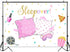 Mocsicka Sleepover Party Backdrop Sleepover Pajamas Pillow Fight Pink Girl Party Decorations Slumber Party Banner Photography Background Cake Table Studio Props (7x5ft)