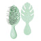 Wet Brush Go Green Mini Detangler, Green - Detangling Travel Hair Brush - Ultra-Soft IntelliFlex Bristles Glide Through Tangles & Gently Loosens Knots While Minimizing Pain, Split Ends & Breakage