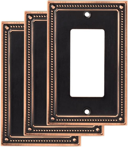 Franklin Brass W35060M-VBC-C Wall Plate (3 Pack), 3-Pack, Bronze with Copper Highlights, 3 Count