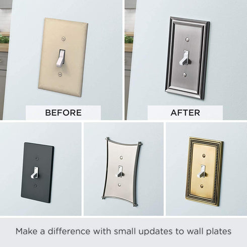 Franklin Brass W35246-PW-C Classic Architecture Switch/Decorator Wall Plate/Switch Plate/Cover, White