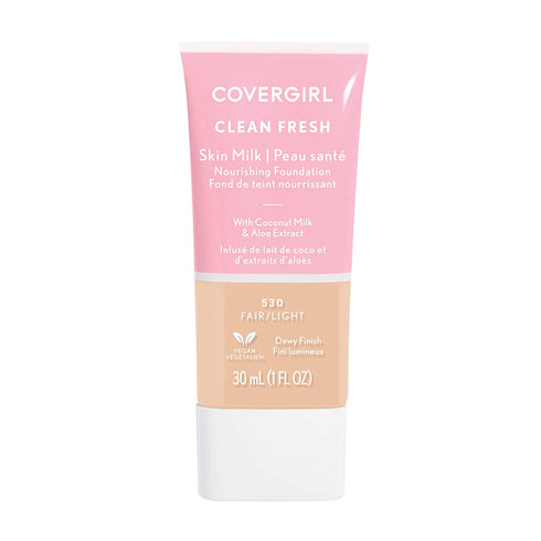 Covergirl, Clean Fresh Skin Milk Foundation, Fair/Light, 1 Fl Oz (Pack of 1)
