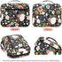 Bible Covers Bible Case for Women Girls Bible Book Carrying Bag Kids Scripture Case Church Bag Bible Protective with Handle Pockets Zippered Pocket (Green-Floral)