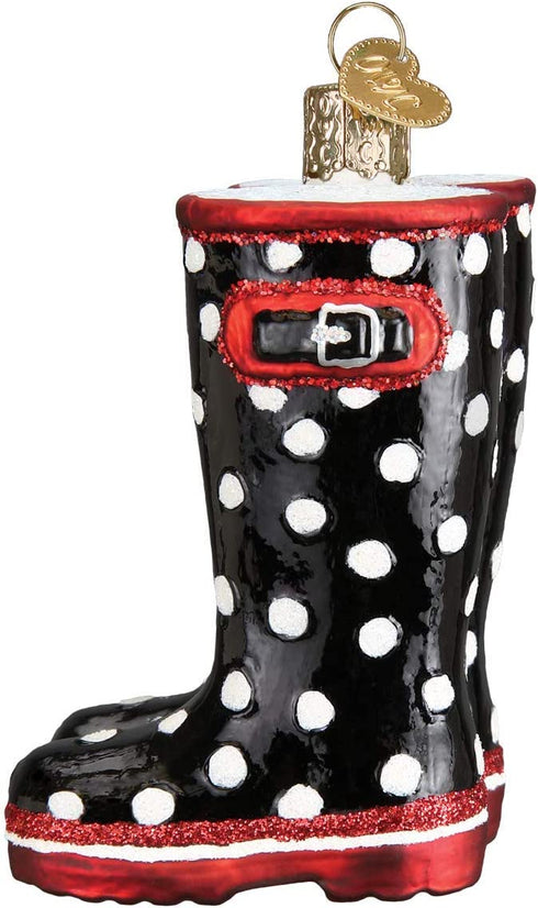 Old World Christmas Rubber Boots Ornament, Multi