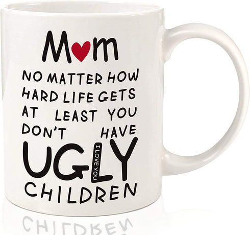 Mothers Day Gifts for Mom from Daughter Son,11oz Funny Coffee Mug Gifts for Mom Grandma Mother in Law Aunt,Unique Mothers Day Present Idea for Women Her,Mom Gifts for Birthday Christmas Valentines Day