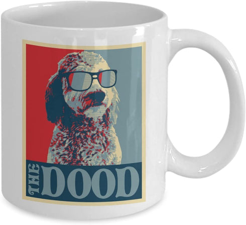 The Dood Goldendoodle Coffee Mug by SnowDog Tees, 11 oz.