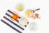 Kook Small Glass Prep Bowls with Lids Set, Clear Mini Food Storage Containers, Microwave & Dishwasher Safe, 7.25 oz, Set of 8