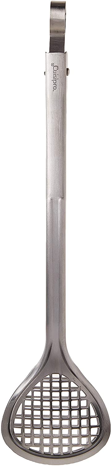 Cuisipro Stainless Steel Wide Grill/Fry Tongs, 12-Inch