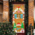 FANCY LAND Christmas Gingerbread House Door Cover Ginger Bread Holiday Decoration 72 x 30 Inches