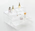 Goabroa Acrylic Display Risers, Clear Rectangle Stands Shelf for Display 6pcs