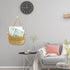 Boho Hanging Fruit Woven Baskets Handmade Pocket Hanger Fruit Storage Wall Mount Organization with 2 Hooks to Store All Items for Home Kitchen Modern D©cor (khaki)