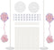 GOETOR 2 Set Balloon Column Stand Kit 6 Ft Height Base with 12 Poles and 30 PCS Balloon Rings Balloon Tower Decoration for Birthday Wedding Christmas