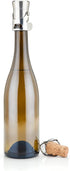Viski Stainless Steel Heavyweight Champagne Stoppers, Metallic 1.75x2.5x1.75