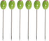 Cork Pops Stainless Steel Green Olive 6 Inch Cocktail Pick Set of 6