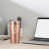 Lifecapido Chance Made Us Colleagues Travel Tumbler, Funny Going-away Leaving Farewell Thank You Gift for Coworker Women Colleague Boss, Stainless Steel Travel Tumbler with 2 Lids(20 Oz, Rose Gold)