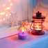 Soy Tealight Candles Natural Soy Wax Lavender Scented Tea Lights, 12 Packs Bulk Mini Purple Colored Tea Lite Candles in Clear Cups