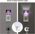 Lotus Flower Plug in LED Night Light Automatic Dusk to Dawn Sensor Wall Decorative for Bright Bathroom Bedroom Kids Room Hallway