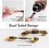 Magnetic Measuring Spoons Set - Stainless Steel Measuring Spoons - Magnetic Measuring Spoon Set, Gold Measuring Spoons Magnetic, Cute Measuring Spoons for Cooking & Baking