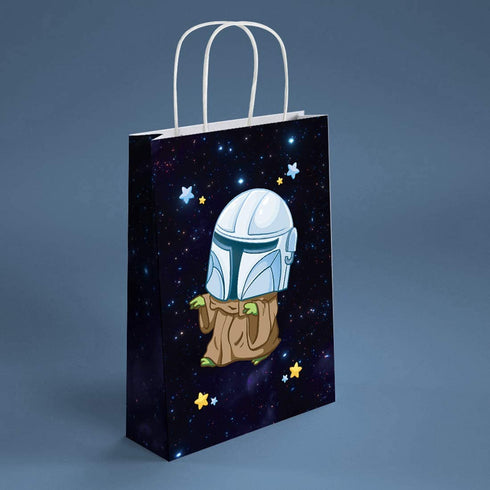 16 Pcs Gift Bags for Yoda Goodie Bags, Party Decorations for Theme Birthday Party Decoration Baby Shower Party Supplie