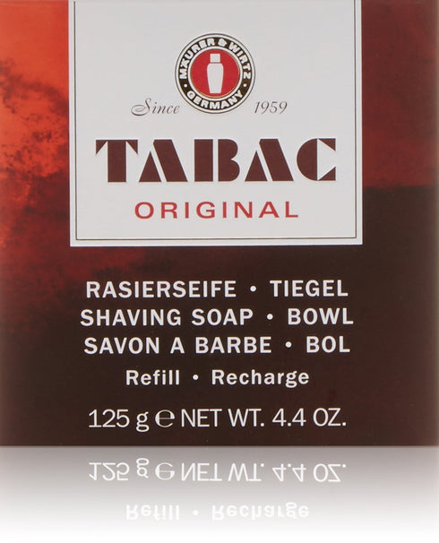 Tabac Original By Maurer & Wirtz For Men Shaving Soap Bowl Refill, 4.4-Ounces