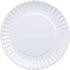 DII Melamine Reusable 9" Round Party or Picnic Plate, Set of 12, White
