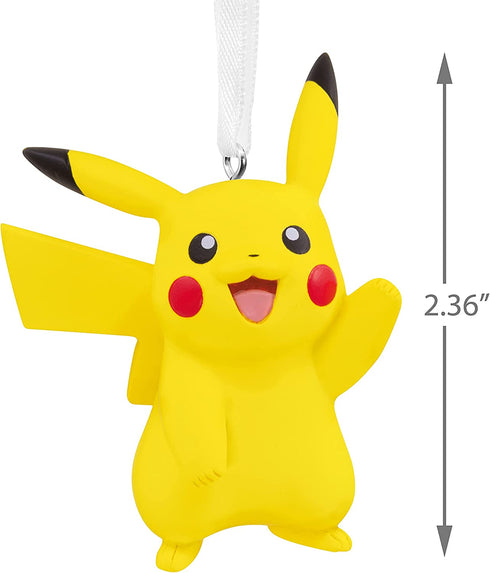 Hallmark Pok©mon Pikachu Christmas Ornament, Multicolor