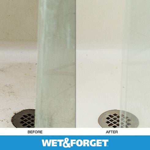 Wet & Forget Shower Cleaner Weekly Application Requires No Scrubbing, Bleach-Free Formula, 64 OZ. Ready to Use