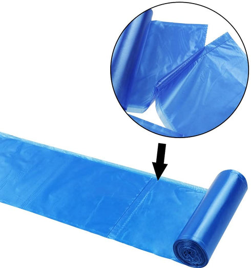 HOMMP Medium Trash Bags, 7 Gallon, 120 Counts/ 6 Rolls