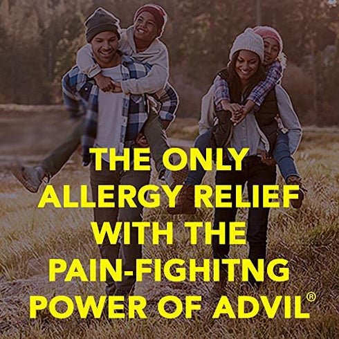 Advil Respiratory Allergy and Congestion Pain Relief Coated Tablets, Fever Reducer with Ibuprofen, Phenylephrine, HCl & Chlorpheniramine Maleate 4 mg, 50 Count