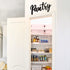 Pantry Sign Pantry Metal Wall Decor for Home Kitchen Restaurant Coffee Shop Store Modern Farmhouse Wall Decor Housewarming Gift