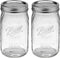 Ball Wide Mouth 32-Ounces Quart Mason Jars with Lids and Bands, Set of 2