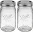 Ball Wide Mouth 32-Ounces Quart Mason Jars with Lids and Bands, Set of 2