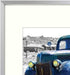 Golden State Art, 11x14 Silver Picture Frame Displays Photo 8x10 with Ivory Mat or 11x14 Without Mat for Wall Mounting Aluminum Frames with Real Glass (Pack of 1)