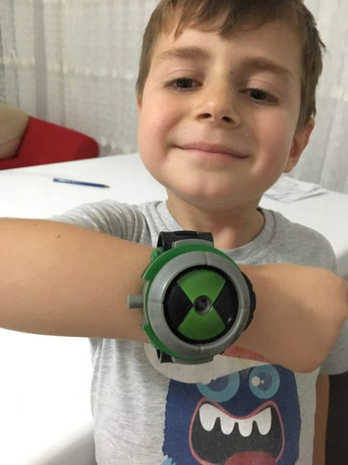 XuanAn Children Watch Ben 10 Omnitrix Toys for Kids Projector Student Watches Projector Christmas Birthday Gifts