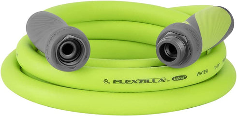 Flexzilla Garden Hose with SwivelGrip, 5/8 in. x 10 ft., Heavy Duty, Lightweight, Drinking Water Safe - HFZG510YWS