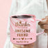 Friend Gifts for Women Sisters Her,12 OZ Funny Coffee Mug-Thanks FOR BEING AN AWESOME FRIEND,Christmas Stocking Stuffers for Friend Women,Birthday Valentines Day Gifts for Friends Teenage Girls