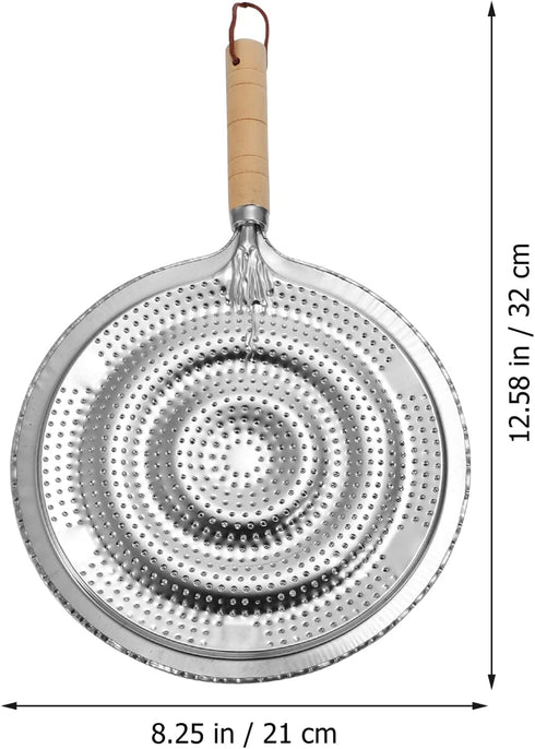 DOITOOL 2pcs Heat Diffuser Plate for Electric Gas Stove Glass Induction Cooktop Heat Diffuser Cooking Induction Adapter Hob Ring Plate Silver