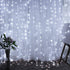 TORCHSTAR 9.8FT — 9.8FT Window Curtain Light, Extendable String Light Kit, Pure White, 8 Modes Outdoor Nativity Scenes for Party, Wedding, Restaurant, Festival, Hotel, Bar, Home, Patio, Garden
