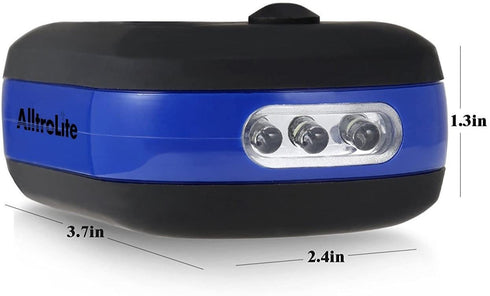 3X 27 LED Compact Work Light Magnetic W/Hook - 3 Pack by AlltroLite