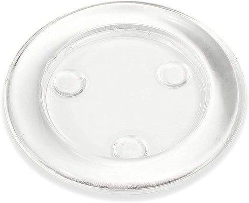 Small Glass Candle Holder for 2-Inch Pillar Candles (12 Pack)