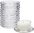 Small Glass Candle Holder for 2-Inch Pillar Candles (12 Pack)