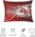 Heart Lovely Pillow cases Standard Size Valentine's Day Heart Silk Pillowcase for Hair and Skin 20 x 26 Inches Body Pillow Cover Silky Pillow Cover with Envelope Closure