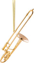 Broadway Gifts Gold Trombone Christmas Tree Ornament Decoration 4 inches